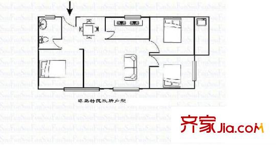 小橋新苑 3室 戶型圖