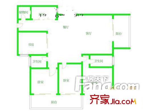 小橋新苑 4室戶型圖