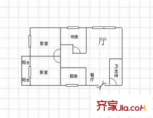 小橋新苑 3室 戶型圖