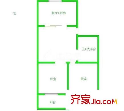 望湖新苑 2室 戶型圖