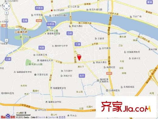 榕信南苑交通圖