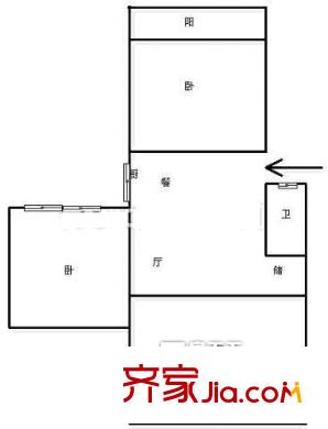 福州 南臺商都二期 3室戶型圖