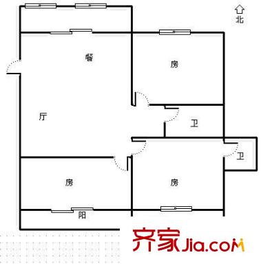 夢茵園 3室 戶型圖