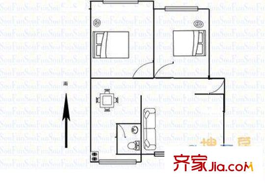 銀行樓 兩室一廳