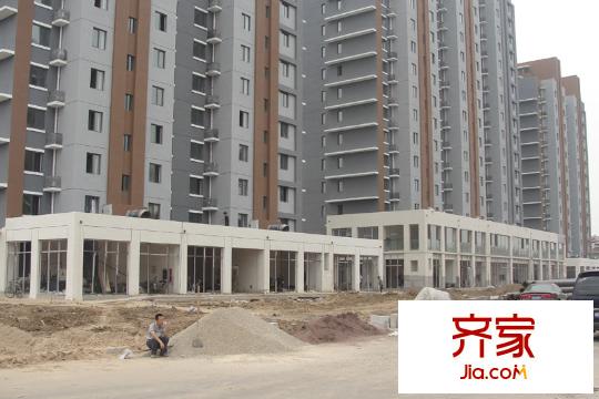 福興園外景圖20100907進(jìn)度：正在外墻裝修