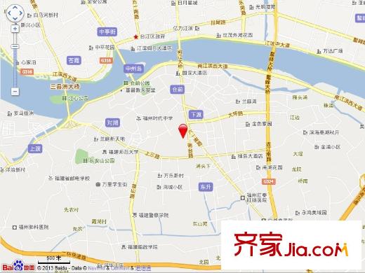 城南名苑交通圖