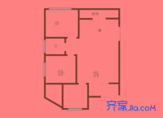 新園新村B區(qū) 3室 戶型圖