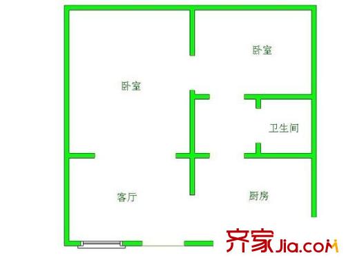 河北一號 0室 戶型圖