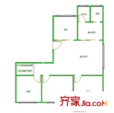 泉塘小區(qū)三區(qū)戶型圖泉塘小區(qū) 4室 戶型圖 4室2廳2衛(wèi)1廚