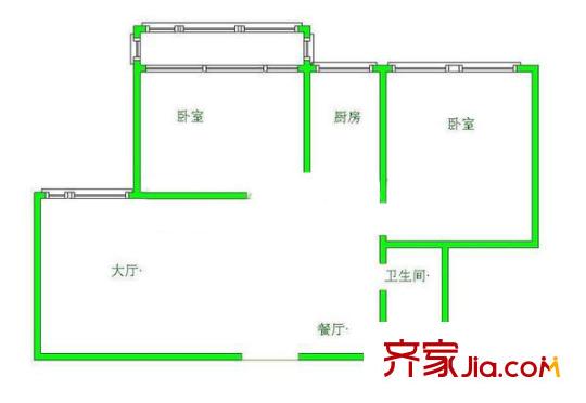 象峰新苑 戶型圖