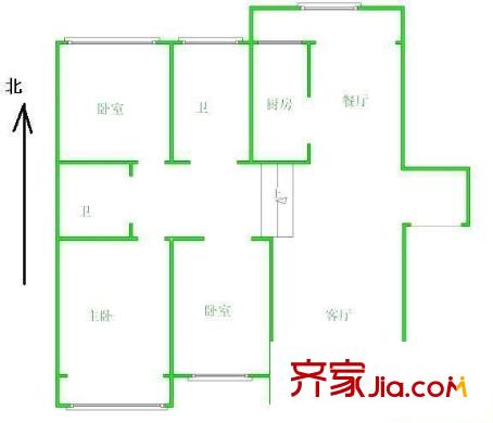 唐山 宏揚花園 戶型圖
