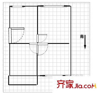信息學院單位房 戶型圖