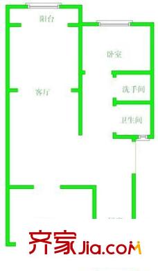 吉慶里 2室 戶型圖