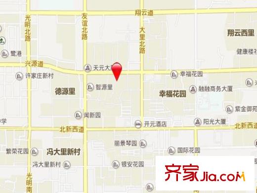 智源里暢春園交通圖