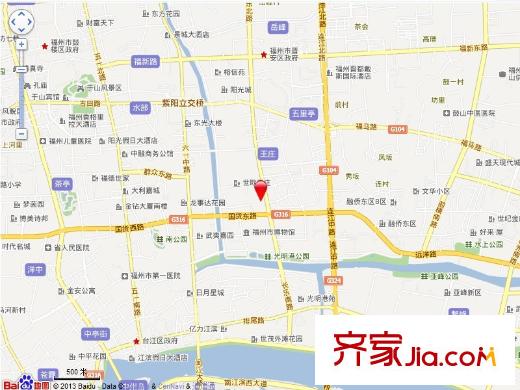 王莊四區(qū)交通圖
