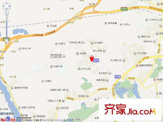 五鳳蘭庭二期交通圖