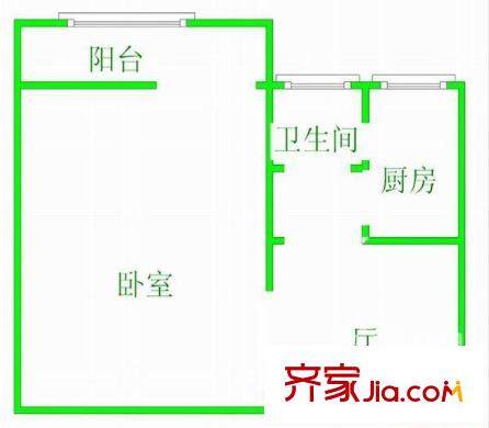 唐山 68號小區(qū) 戶型圖