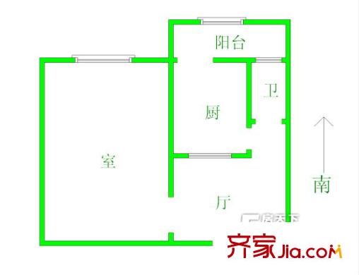 唐山 68號小區(qū) 戶型圖