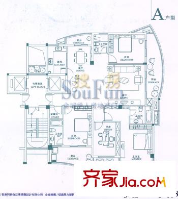 天俊藍(lán)水灣 戶型圖