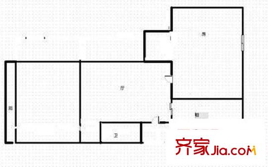 桃花山社區(qū)戶型圖桃花山新村 2室 戶型圖 2室2廳1衛(wèi)1廚