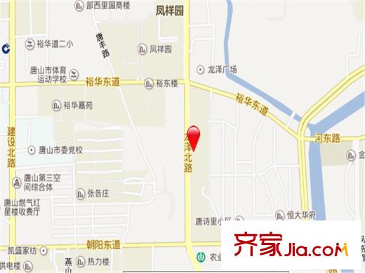 綠錦園交通圖唐山  