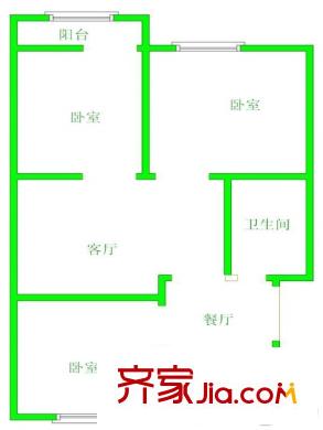 南園公寓 0室 戶型圖