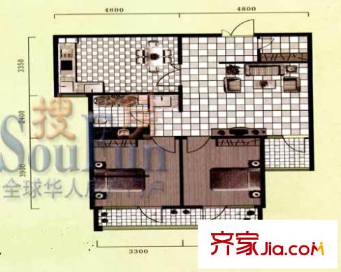 唐山 馨秀園 戶型圖