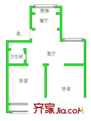 鳳凰園 2室 戶型圖