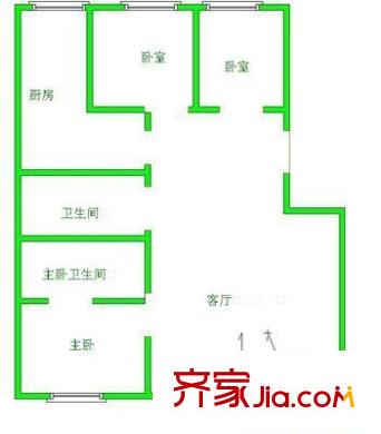 智源里和馨園 3室 戶型圖