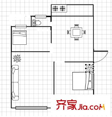 張大里新村戶型圖張大里88平 2室2廳1衛(wèi)1廚