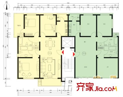 世紀(jì)花園戶型圖世紀(jì)花苑 3室2廳1衛(wèi)1廚