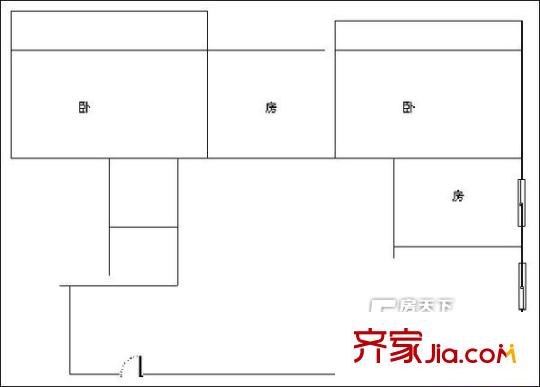 雙龍花園 戶型圖