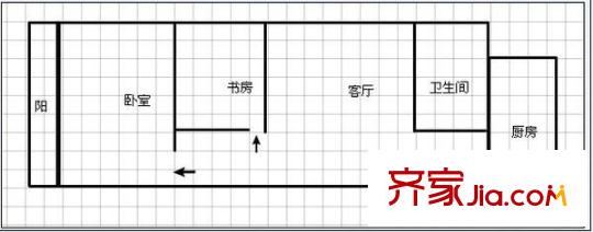 雙龍花園 2室 戶型圖