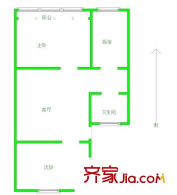 祥和里 2室 戶型圖