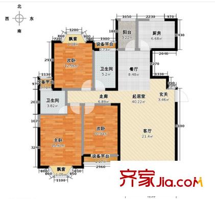 東方名城香郡戶型圖戶型圖6 