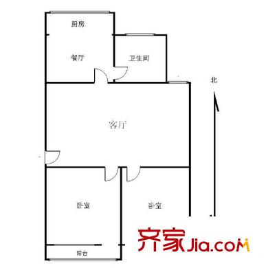 鳳祥園 2室 戶型圖