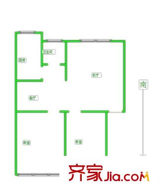 鳳祥園 2室 戶型圖
