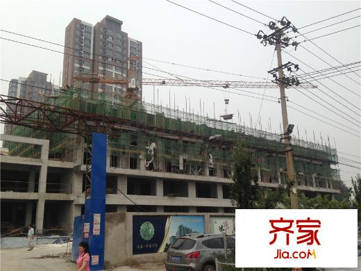 恒基荷唐悅色工程進展底商（2015-06-23）