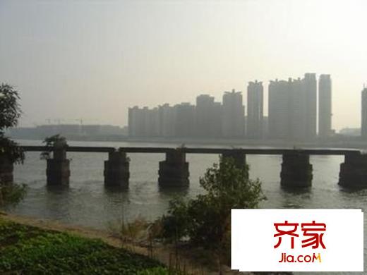 晨光江景外景圖 