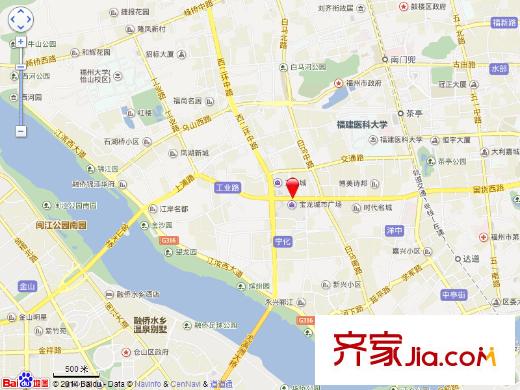 中央第五街交通圖