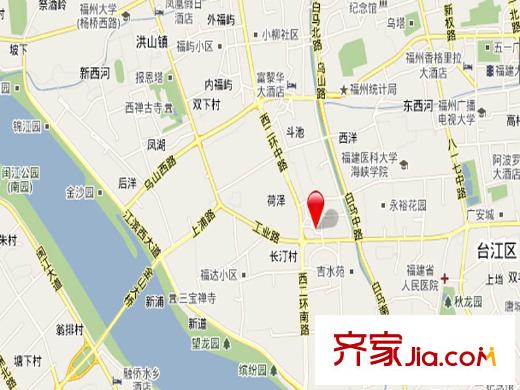 中央第五街交通圖交通地圖