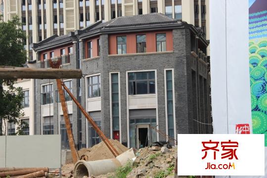 中央第五街實(shí)景圖工程進(jìn)度（2013-09-04）