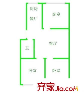 埔頂小區(qū)戶型圖浦頂小區(qū) 4室 戶型圖 4室2廳2衛(wèi)1廚