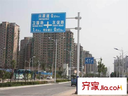世紀(jì)御庭周邊配套-指示牌