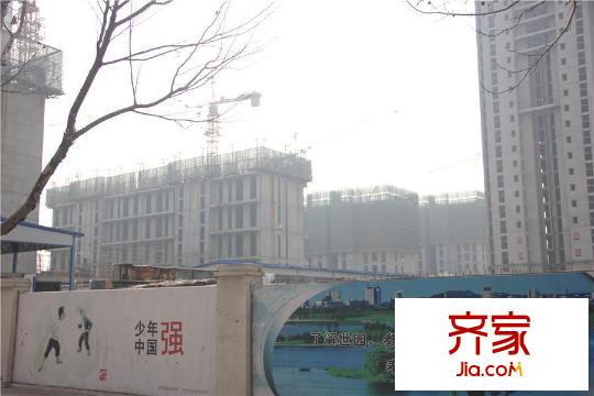 渤海豪庭最新工程進(jìn)展實(shí)景（2015-3-13）