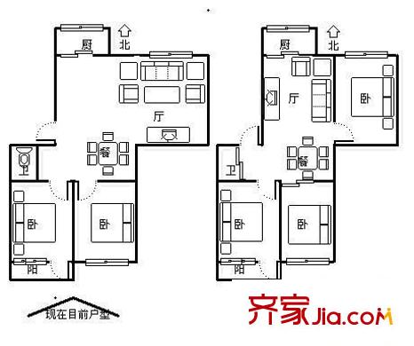 金泉公寓 2室 戶型圖