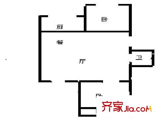 金泉公寓 2室 戶型圖