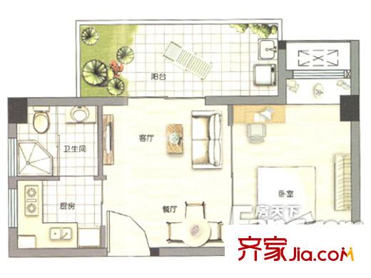 鼓樓里D戶(hù)型