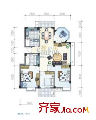 東方水都 戶型圖