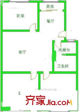 德勝公寓 3室 戶(hù)型圖